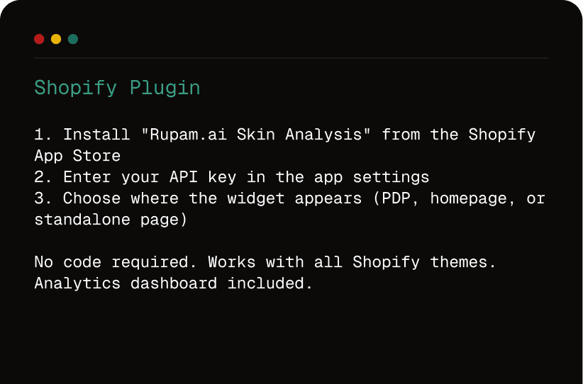 Shopify plugin integration steps preview
